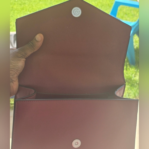 Prada Crossbody Top Handle HandBag Chain Strap Red Women Leather New 2way - Picture 13 of 16